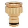 18mm Hi-Flo Universal Brass Tap Adaptor -Landscaping 18mm hi flo universal brass tap adaptor 87025.1707288653