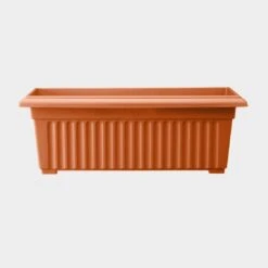 Stewart Corinthian Trough Terracotta 70 X 30 X 25cm
