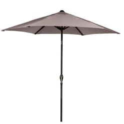 LG Outdoor Soleil Crank & Tilt Parasol 2.7m -Landscaping 5359889 ap27taupe 2 3 800