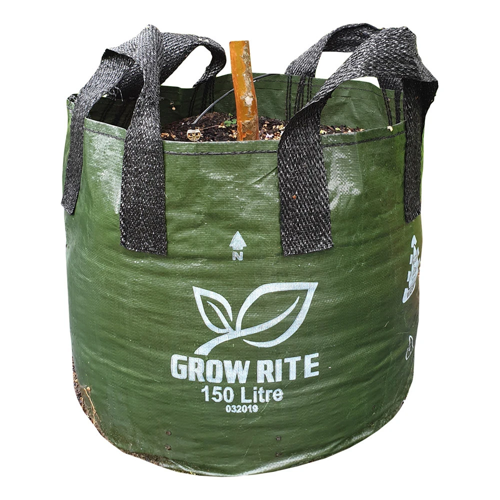 XHD Woven Plastic Plant Bag With 4 Handles, 150L