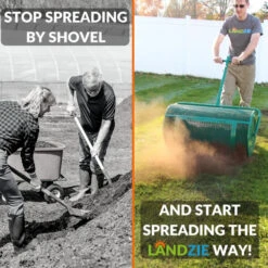 Topdress, Compost & Peat Moss Spreader -Landscaping Landzie 24 inch Spreader feature 01 800x800 2 14096.1681882060