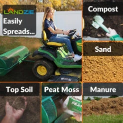 Topdress, Compost & Peat Moss Spreader -Landscaping Landzie 44 Inch Spreader Feature 06 700x700 1 58768.1681882060