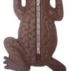 Fallen Fruits Cast Iron Frog Thermometer