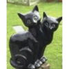 Border Stoneware Pair Of Cats