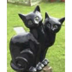Border Stoneware Pair Of Cats