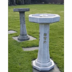 Border Stoneware Large Oriental Bird Bath