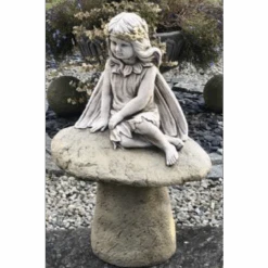 Border Stoneware Fairy On Saddlestone
