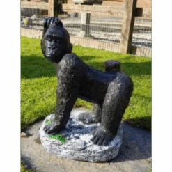 Border Stoneware Gorilla On Base