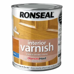 Ronseal Diamond Hard Interior Satin Wood Varnish 750ml 10 Ronseal Diamond Hard Interior Satin Wood Varnish 750ml -Landscaping ronseal diamond hard antique pine satin wood varnish 0 75l