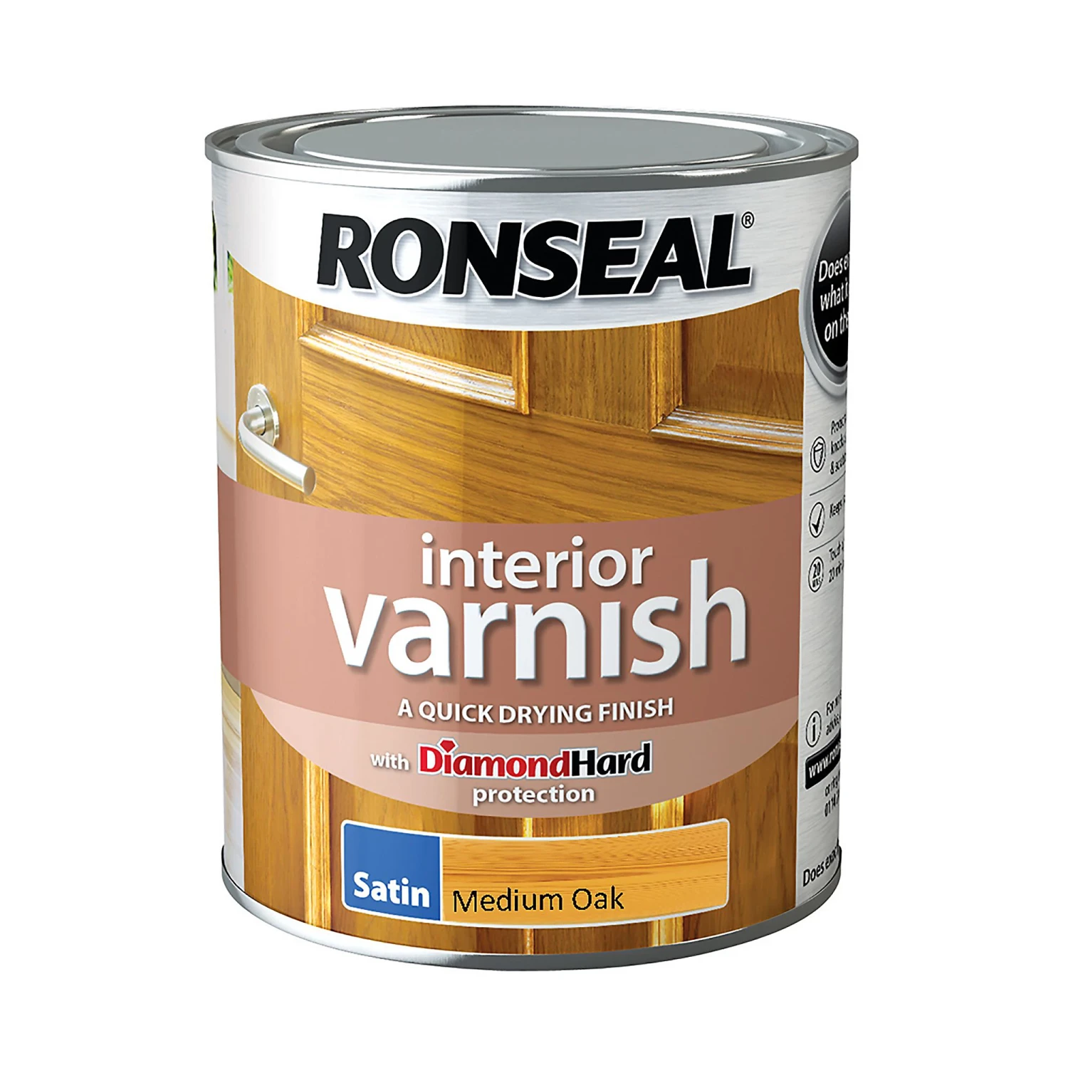 Ronseal Diamond Hard Interior Satin Wood Varnish 750ml 6 Ronseal Diamond Hard Interior Satin Wood Varnish 750ml - Image 4
