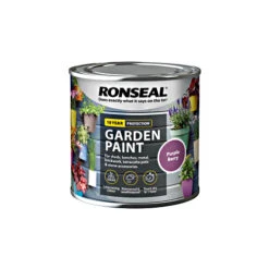 Ronseal Garden Paint -Landscaping ronseal garden paint purple berry 250ml