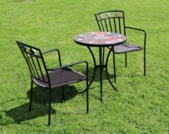 Europa Leisure Ondara Bistro Table & 2 Malaga Chairs -Landscaping table 2 seat a
