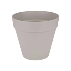 Elho® Loft Urban Round With Wheels 40cm - Warm Grey