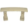 Willowstone Green Venetian Curved Bench V12G -Landscaping v012g 2